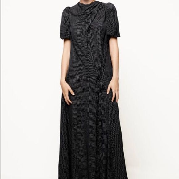 Zara Studio Limited Edition Draped Viscose New - Picture 8 of 11